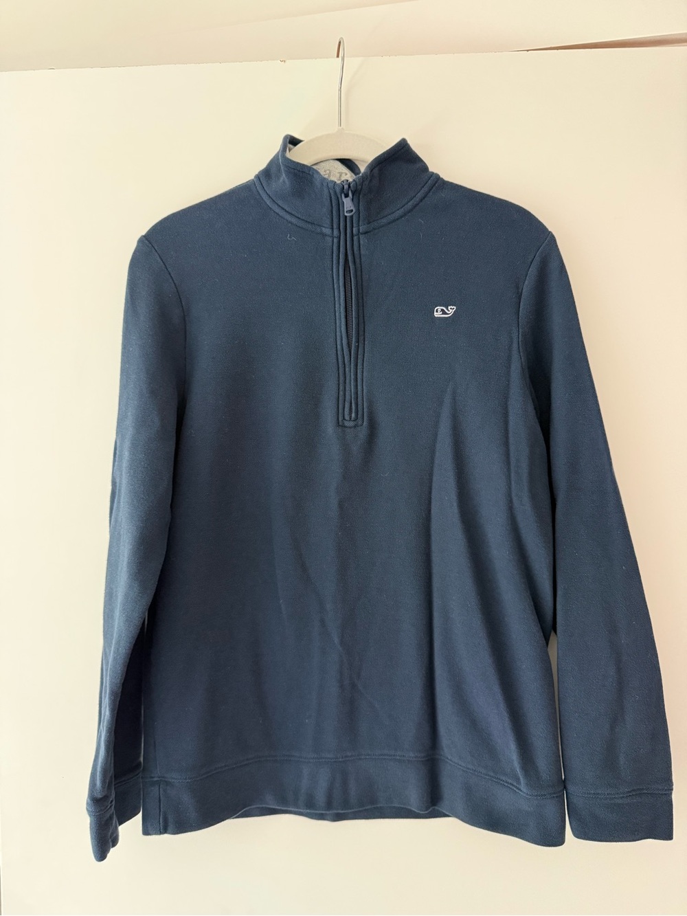 Vineyard Vines Navy Kids Quarter-Zip Pullover
